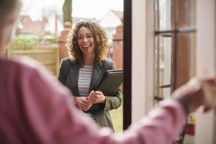 social worker and home visits